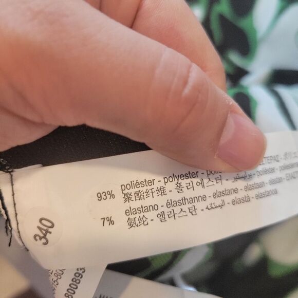 ZARA Black Green Pants Size Medium Flare - Picture 7 of 9